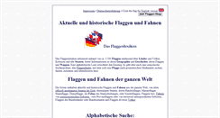 Desktop Screenshot of flaggenlexikon.de