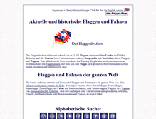 Tablet Screenshot of flaggenlexikon.de